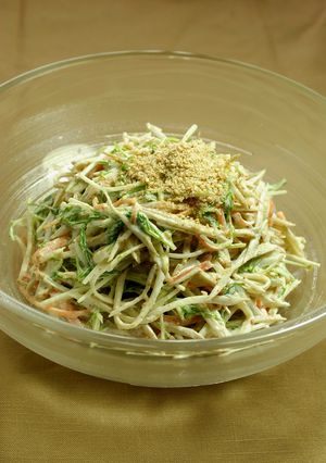 牛蒡、人参、水菜のサラダ　デパチカ風-レシピのメイン写真