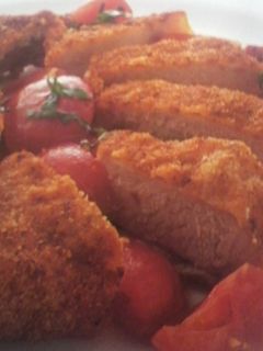 ポークカツレツを冷たいトマトのソースで-レシピのメイン写真