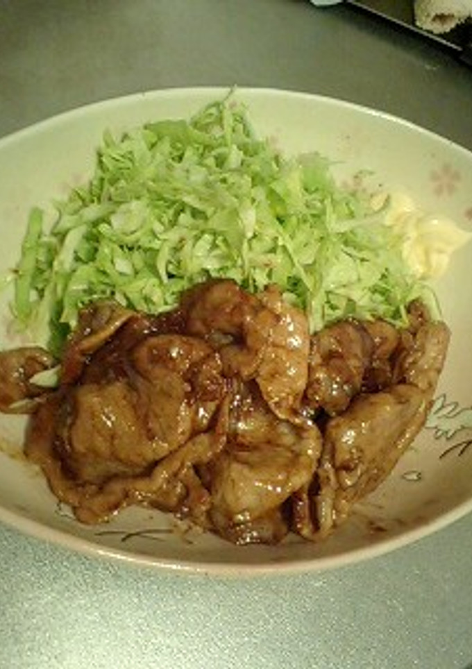 照りウマ☆豚肉のしょうが焼き-レシピのメイン写真