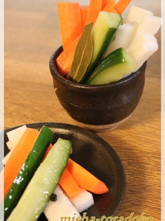 簡単☆すし酢DEピクルス-レシピのメイン写真