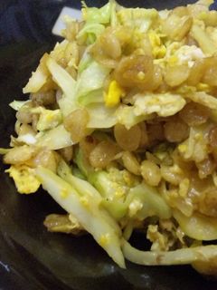 キャベツと卵のたぬき炒め-レシピのメイン写真