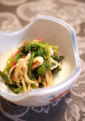 ほうれん草とさきいかのポン酢あえ-レシピのメイン写真