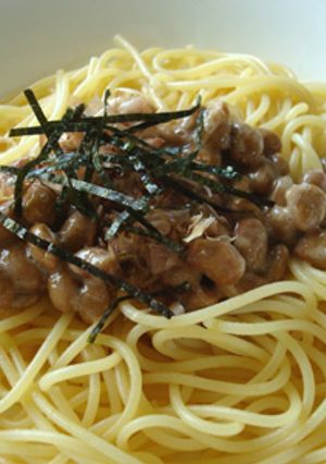 ◆めんつゆバターの納豆パスタ◆-レシピのメイン写真