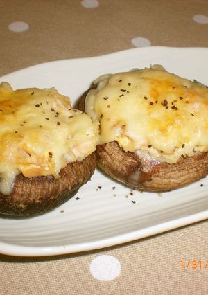 椎茸のツナマヨチーズ焼き-レシピのメイン写真
