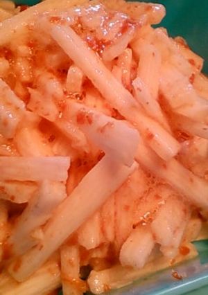 シャキシャキ！長いも！娘　完食です＾＾-レシピのメイン写真