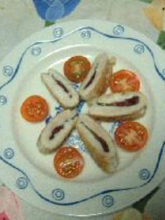 ささみと梅肉のサンド-レシピのメイン写真