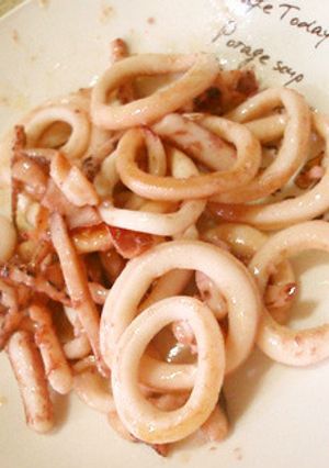 スルメイカの塩バター焼き◆イカの捌き方付-レシピのメイン写真