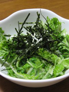 ☆水菜のからしマヨあえ☆-レシピのメイン写真