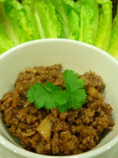 肉そぼろのレタス包み★豚挽き肉で!-レシピのメイン写真
