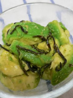 アボカドの柚胡椒塩昆布和え-レシピのメイン写真