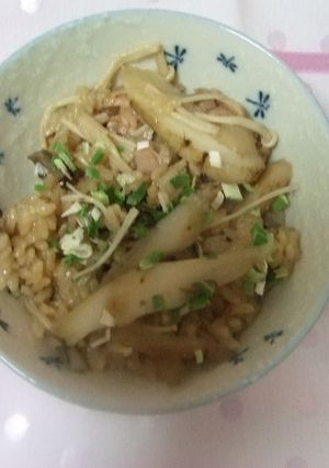 簡単♪鶏ときのこの炊き込みご飯-レシピのメイン写真