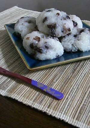 簡単すぎる！我が家の甘納豆おはぎ-レシピのメイン写真