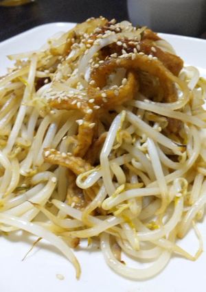 やわらかイカフライともやし炒め-レシピのメイン写真