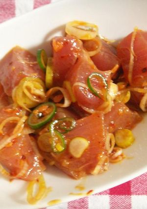 マグロのピリ辛あえ-レシピのメイン写真