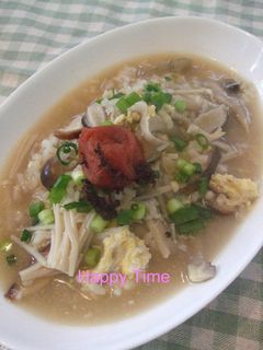 からだにやさしい❤きのこたっぷり雑炊✿-レシピのメイン写真