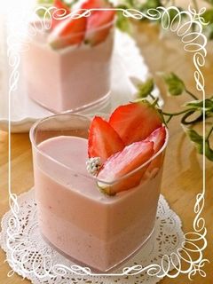 簡単!苺のムース♪-レシピのメイン写真