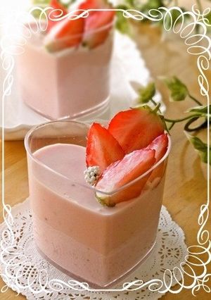 簡単！苺のムース♪-レシピのメイン写真