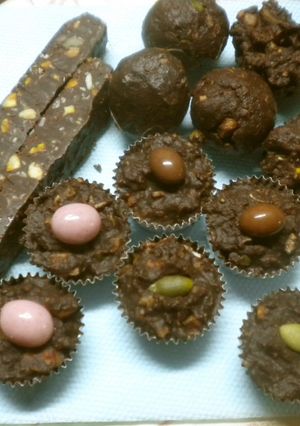 チョコナッツバー&カップIN-レシピのメイン写真