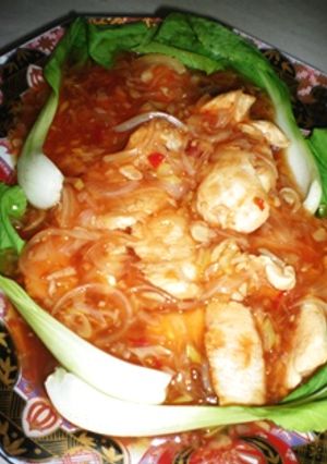 ノンオイルの“鶏チリ”-レシピのメイン写真