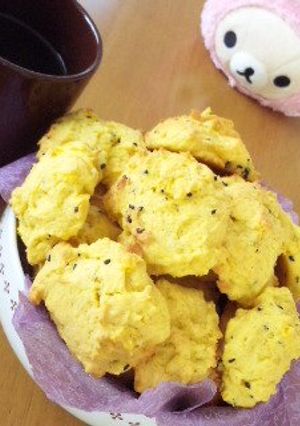 HKMと米粉でサクッとカボチャクッキー-レシピのメイン写真