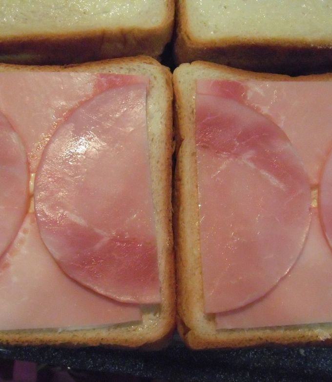 最初の一口からハム」のハムサンド by ♪はな♪ 【クックパッド】 簡単