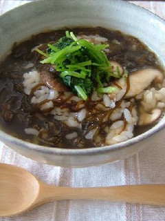 さっぱり美味しいもずく雑炊-レシピのメイン写真
