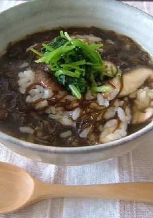 さっぱり美味しいもずく雑炊-レシピのメイン写真