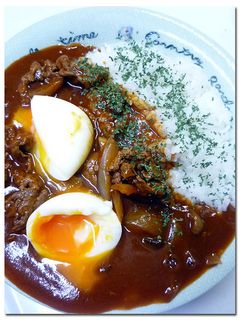 温泉玉子のせ♪ハヤシライス♪-レシピのメイン写真