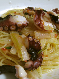 タコとセロリのパスタ-レシピのメイン写真