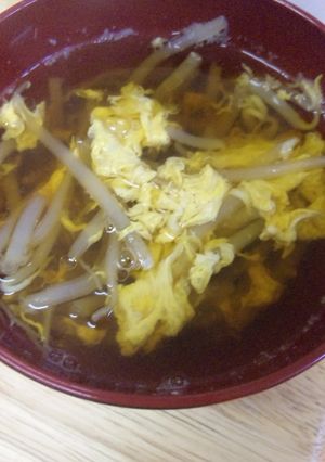 和風☆もやしの醤油ｽｰﾌﾟ-レシピのメイン写真