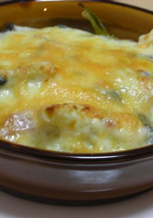 ほうれん草とカリフラワーのグラタン♪-レシピのメイン写真