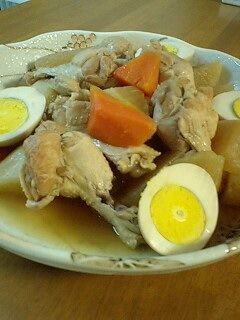 めんつゆで大根と鶏手羽元の煮物 -レシピのメイン写真
