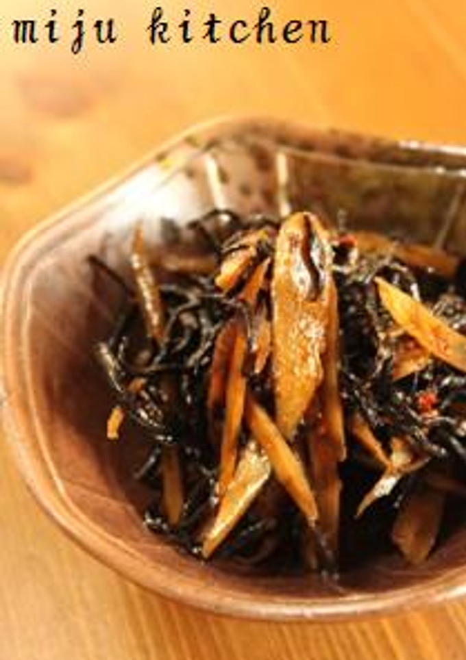 ごぼうとひじきの煮物-レシピのメイン写真