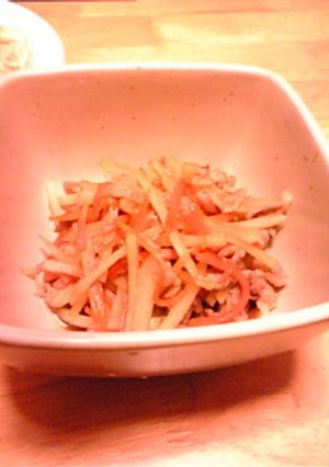 簡単！ご飯のお友*じゃが芋のきんぴら♪-レシピのメイン写真