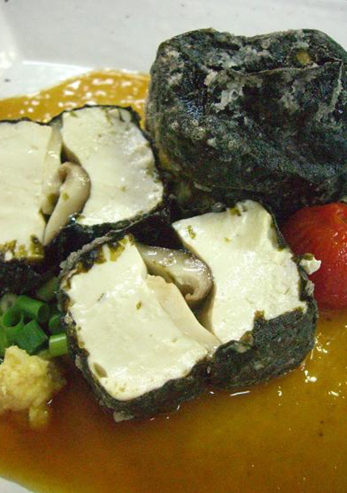 しいたけ揚げだし磯辺豆腐　おろし玉葱あん-レシピのメイン写真