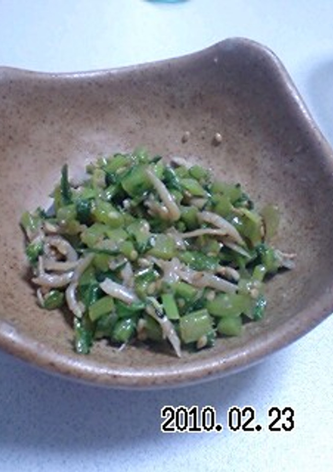 大根の葉とじゃこのごまごま炒め-レシピのメイン写真