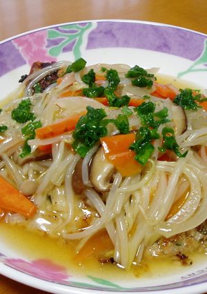 簡単★餃子の野菜甘酢あんかけ-レシピのメイン写真