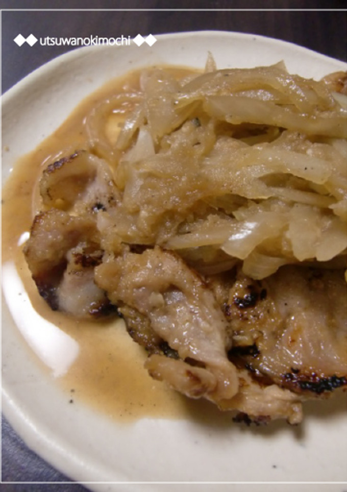 豚肉のしょうが焼き☆玉ねぎおろし添え-レシピのメイン写真