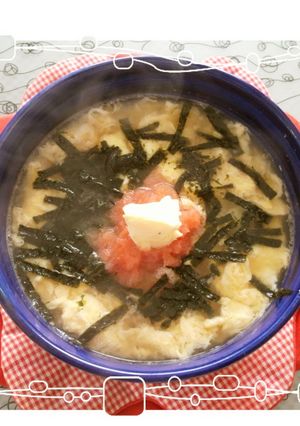 お手軽■□■明太スープごはん-レシピのメイン写真