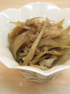 ごぼうと豚肉のきんぴら-レシピのメイン写真