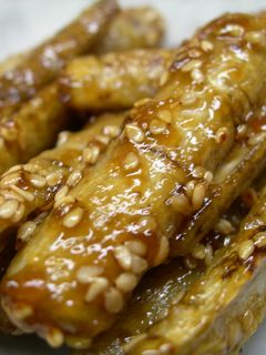 ♫焼ごぼうの甘酢和え♫-レシピのメイン写真