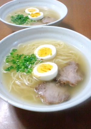 ぐっさんチャーシューで、塩ラーメン♪-レシピのメイン写真