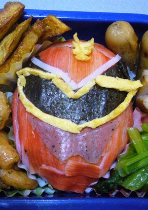 ☆キャラ弁！ゴセイレッド弁当☆-レシピのメイン写真