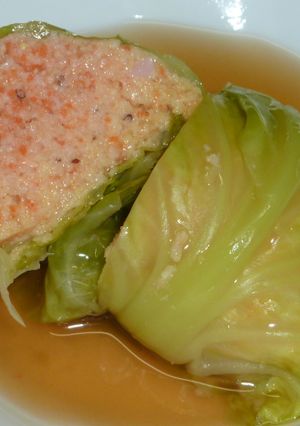 煮込まない魚肉とおからのロールキャベツ☆-レシピのメイン写真