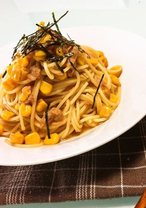 ＊我が家の定番パスタ＊ツナ＆コーン-レシピのメイン写真