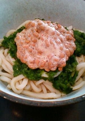 ランチに！ネバネバ超簡単5分うどん♪-レシピのメイン写真