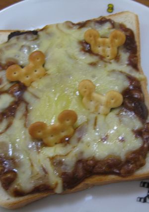 ☆納豆カレートースト☆-レシピのメイン写真
