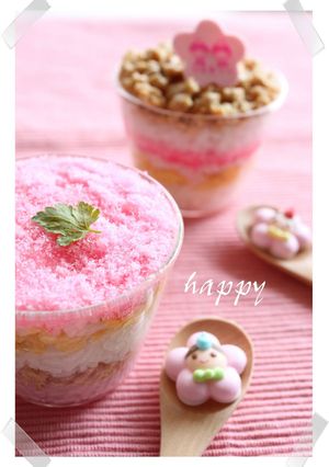雛祭り❀カップ寿司-レシピのメイン写真