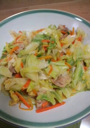 子供も大好き♪まろやかチキン野菜炒め☆-レシピのメイン写真