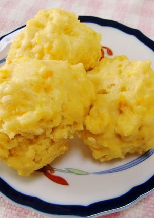 かぼちゃの煮物 de かぼちゃ蒸しパン-レシピのメイン写真